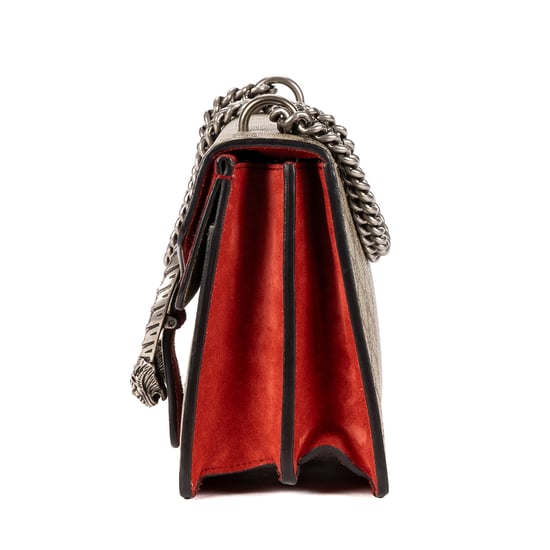 Gucci Dionysus Small en Beige/Rojo Lienzo recubierto - Image 3