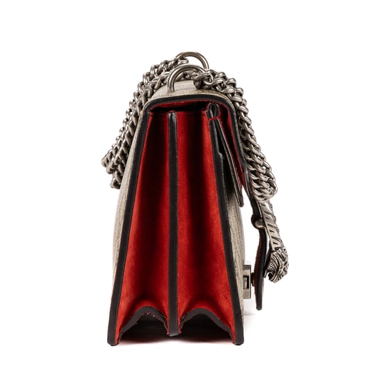 Gucci Dionysus Small en Beige/Rojo Lienzo recubierto - Image 5