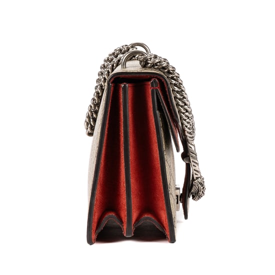 Gucci Dionysus Small en Beige/Rojo Lienzo recubierto - Image 5