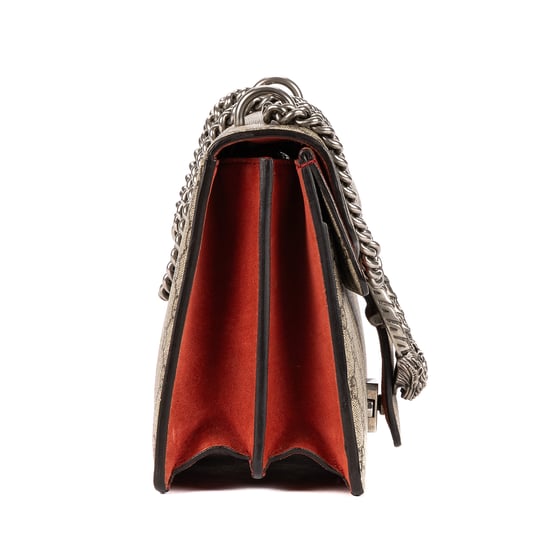 Gucci Dionysus Small en Beige/Rojo Lienzo recubierto - Image 5