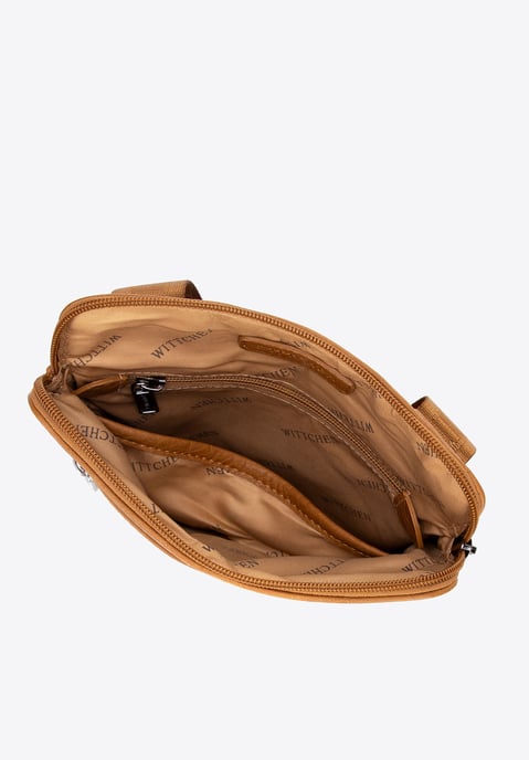 Bolso bandolera pequeño Wittchen para hombre en piel sintética marrón - Image 4