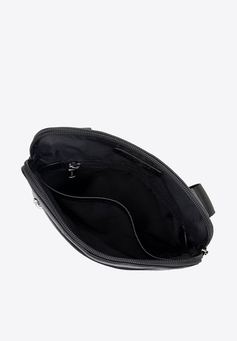 Bolso bandolera pequeño Wittchen para hombre en piel sintética negra - Image 4