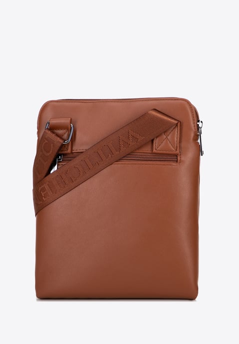 Bolso bandolera Wittchen para hombre en piel sintética marrón. Ecopiel marrón. - Image 1