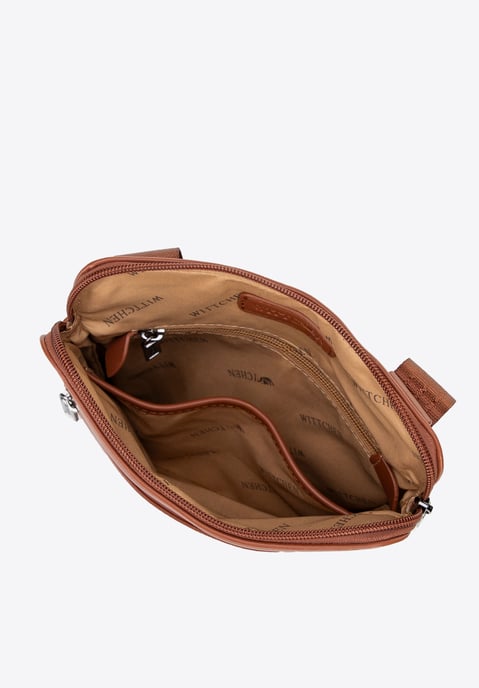 Bolso bandolera Wittchen para hombre en piel sintética marrón. Ecopiel marrón. - Image 2