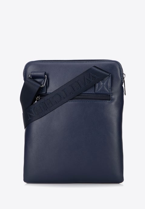 Bolso bandolera Wittchen para hombre en piel sintética azul marino - Image 2