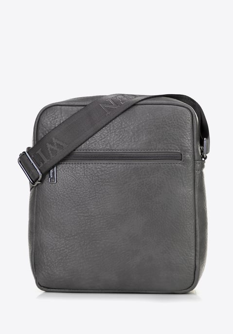 Bolso bandolera Wittchen para hombre de piel sintética con correa ajustable - Image 1
