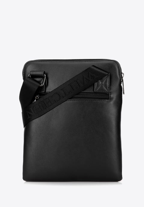 Bolso bandolera Wittchen para hombre en piel sintética negra - Image 2