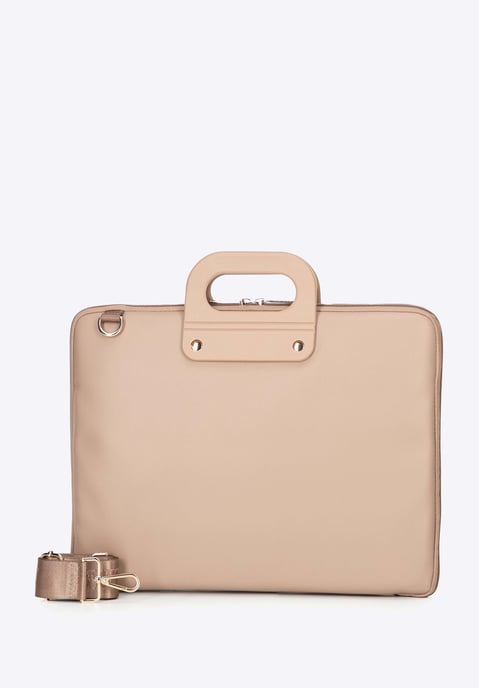 Bolso Wittchen para portátil de 15 pulgadas para mujer en piel sintética, beige - Image 3