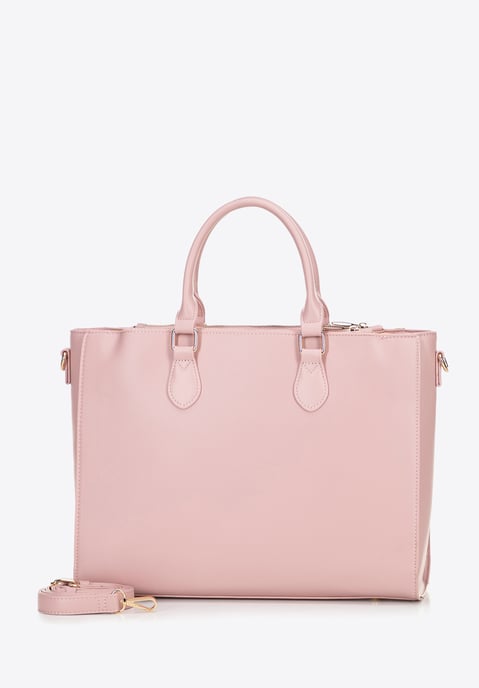 Bolso Wittchen para portátil de 14, 5" para mujer en piel sintética rosa - Image 2