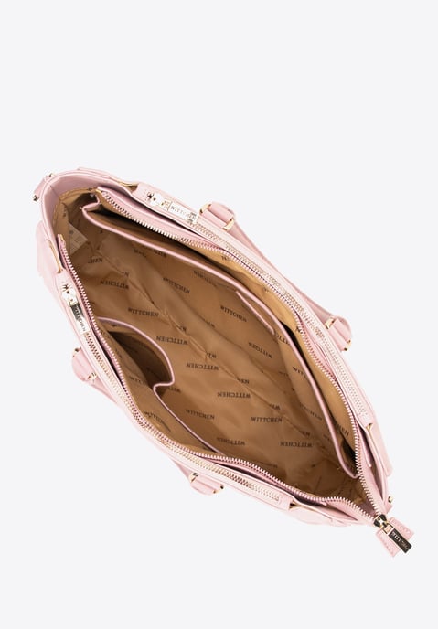 Bolso Wittchen para portátil de 14, 5" para mujer en piel sintética rosa - Image 3