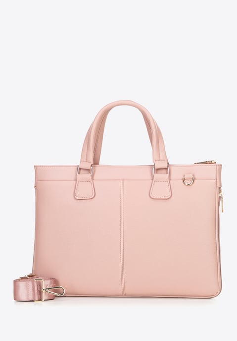 Bolso Wittchen para portátil de 14, 5" para mujer en piel sintética rosa - Image 1
