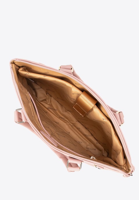 Bolso Wittchen para portátil de 14, 5" para mujer en piel sintética rosa - Image 2