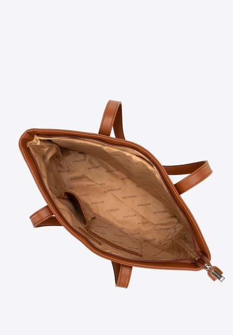 Bolso Wittchen para portátil de 15, 6" para mujer, piel sintética, marrón - Image 4