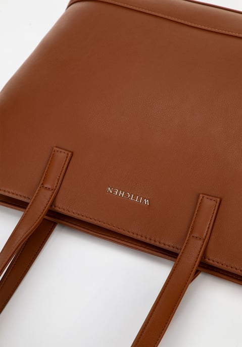 Bolso Wittchen para portátil de 15, 6" para mujer, piel sintética, marrón - Image 5