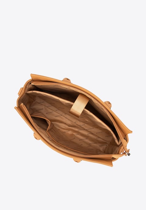 Bolso Wittchen para portátil de 17 pulgadas para mujer, marrón claro - Image 3