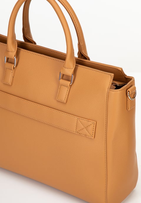 Bolso Wittchen para portátil de 17 pulgadas para mujer, marrón claro - Image 4