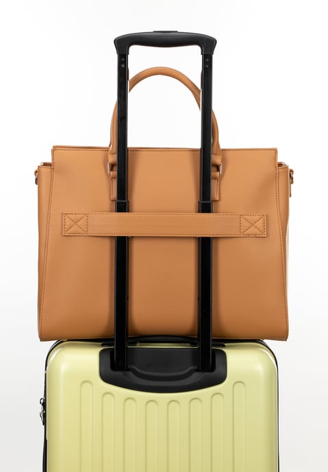 Bolso Wittchen para portátil de 17 pulgadas para mujer, marrón claro - Image 5