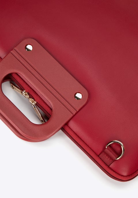 Bolso Wittchen para portátil de 15 pulgadas para mujer, rojo, burdeos - Image 6