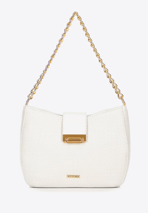 Bolso bandolera Wittchen para mujer, color crema, tejido, polipropileno - Image 2