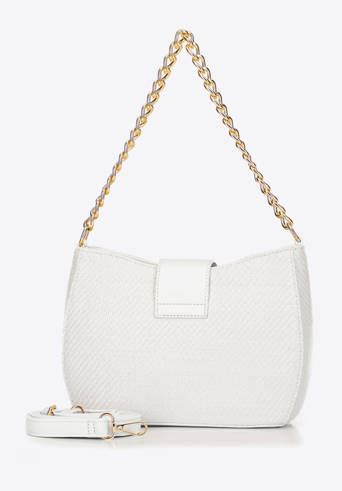 Bolso bandolera Wittchen para mujer, color crema, tejido, polipropileno - Image 3