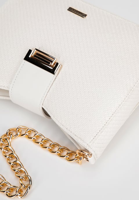 Bolso bandolera Wittchen para mujer, color crema, tejido, polipropileno - Image 6