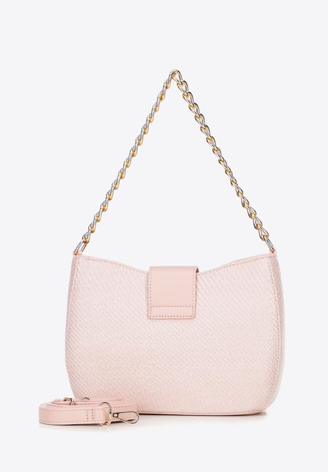 Bolso bandolera Wittchen para mujer, rosa, tejido, polipropileno - Image 2