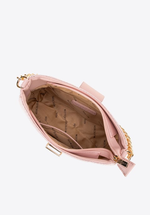 Bolso bandolera Wittchen para mujer, rosa, tejido, polipropileno - Image 3