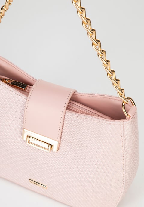 Bolso bandolera Wittchen para mujer, rosa, tejido, polipropileno - Image 4