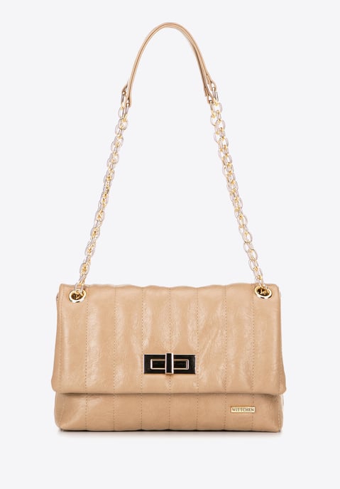 Bolso bandolera de piel sintética para mujer Wittchen, dos compartimentos - Image 2