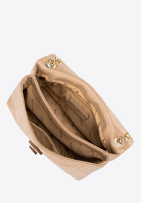Bolso bandolera de piel sintética para mujer Wittchen, dos compartimentos - Image 4