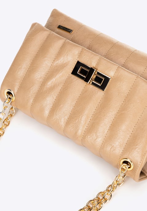 Bolso bandolera de piel sintética para mujer Wittchen, dos compartimentos - Image 5