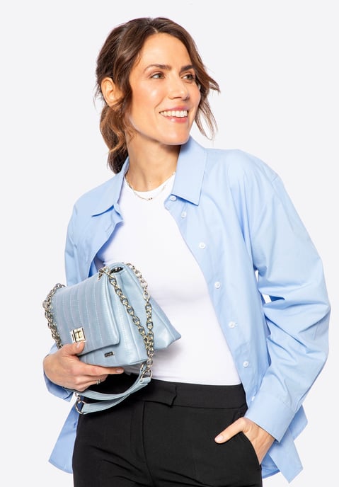 Bolso bandolera de piel sintética para mujer Wittchen, dos compartimentos - Image 1