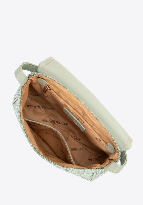 Bolso bandolera trenzado Wittchen Woman con solapa, pequeño - Image 3