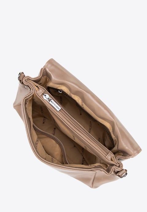 Bolso bandolera de mujer Wittchen de piel ecológica con remaches decorativos - Image 3