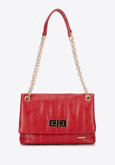Bolso bandolera de piel sintética para mujer Wittchen, dos compartimentos - Image 3