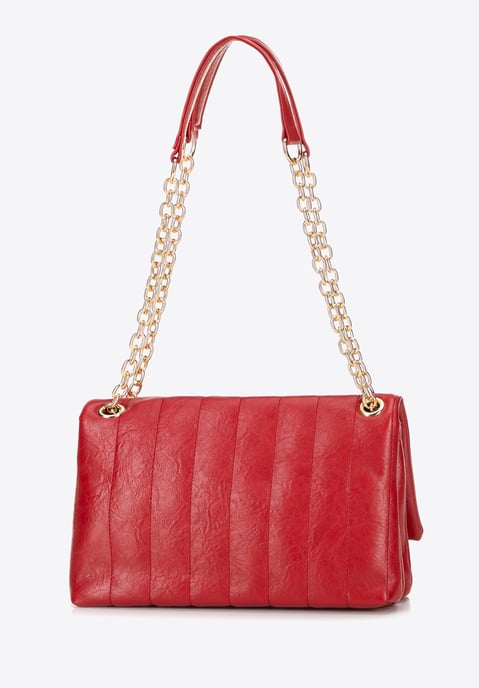 Bolso bandolera de piel sintética para mujer Wittchen, dos compartimentos - Image 4