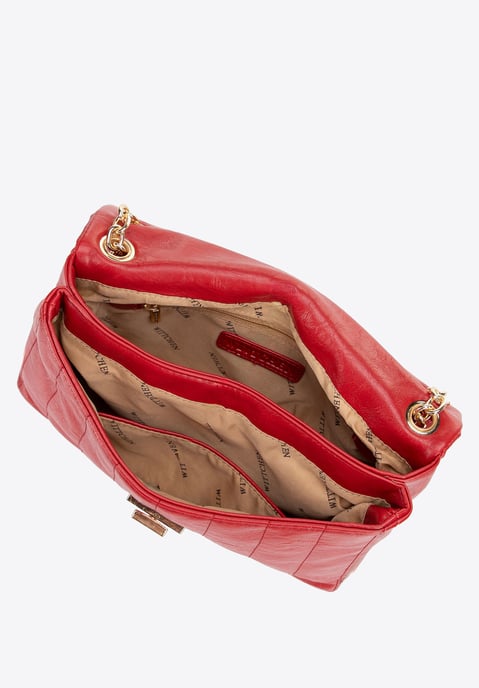 Bolso bandolera de piel sintética para mujer Wittchen, dos compartimentos - Image 5