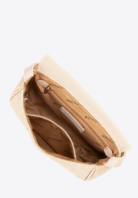 Bolso bandolera trenzado Wittchen Woman con solapa, pequeño - Image 3