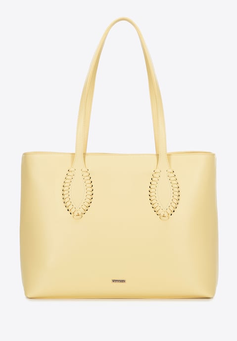 Bolso shopper Wittchen para mujer de piel ecológica con detalles trenzados - Image 2