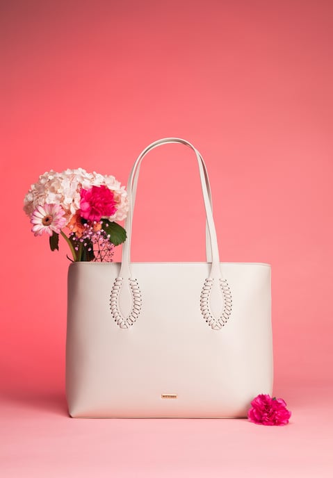 Bolso shopper Wittchen para mujer de piel sintética con detalles tejidos - Image 2