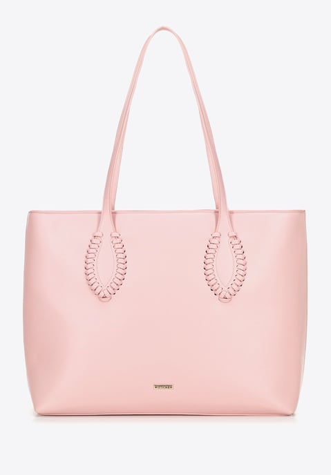 Bolso shopper Wittchen para mujer de piel ecológica con detalles trenzados - Image 3