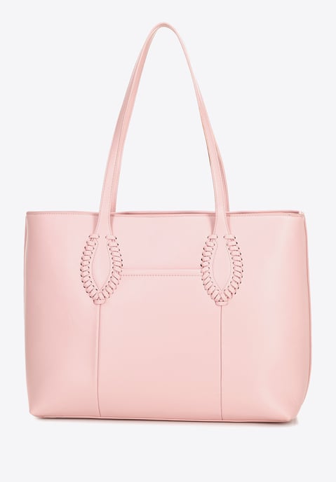 Bolso shopper Wittchen para mujer de piel ecológica con detalles trenzados - Image 4