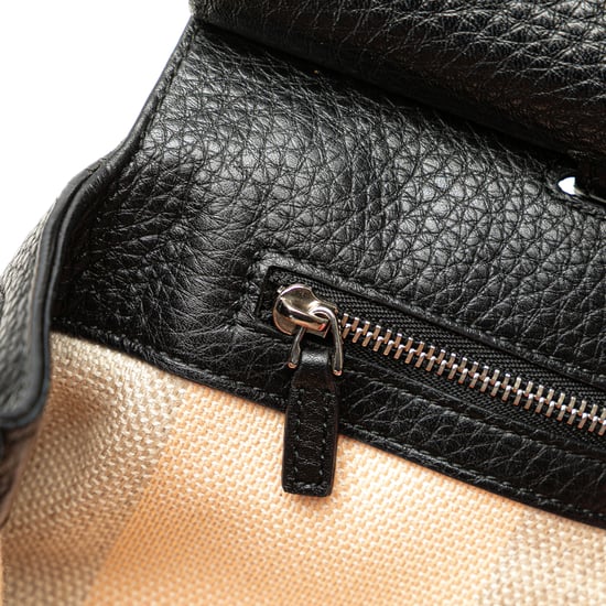 Bolso de cuero con asa de bambú - Image 6