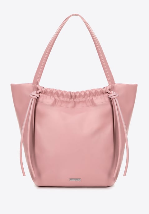 Bolso shopper para mujer Wittchen de piel ecológica con correas decorativas - Image 2