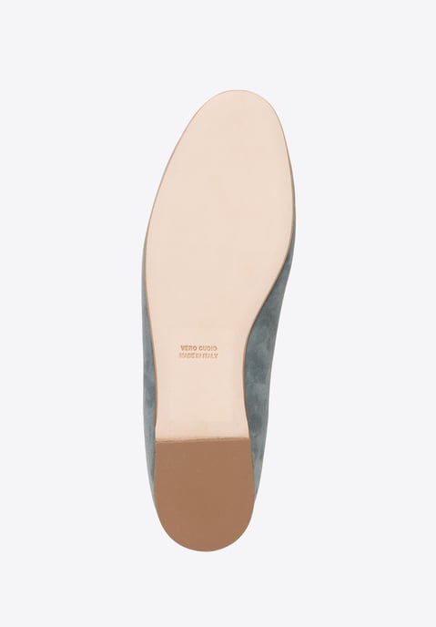 Mocasines planos de piel para mujer Wittchen en piel natural azul - Image 6