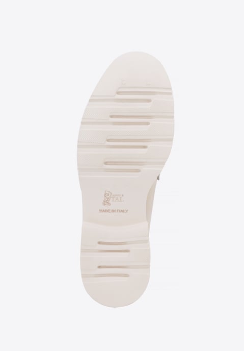 Mocasines de piel auténtica para mujer Wittchen con hebilla, color crema - Image 6