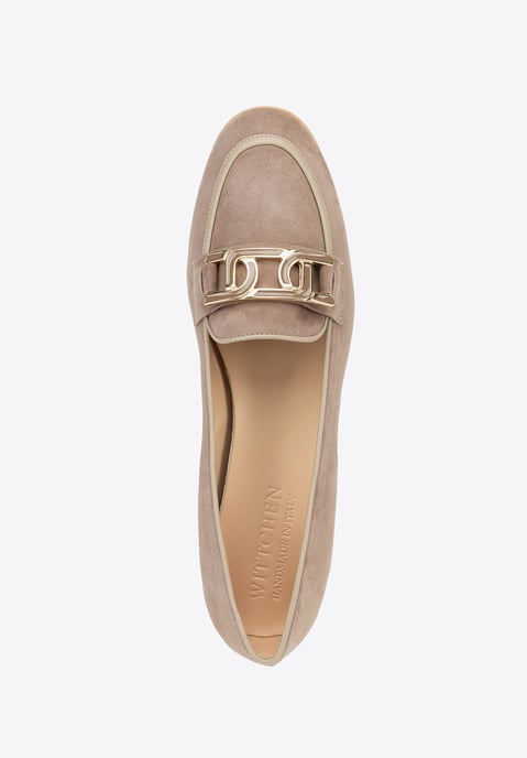 Mocasines planos de piel para mujer Wittchen en piel natural beige - Image 6