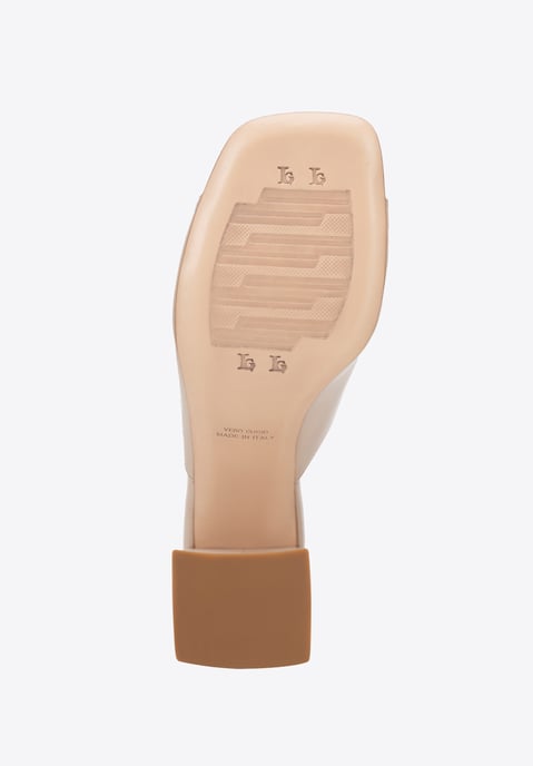 Mules Wittchen de piel auténtica beige para mujer con tacón de bloque - Image 6