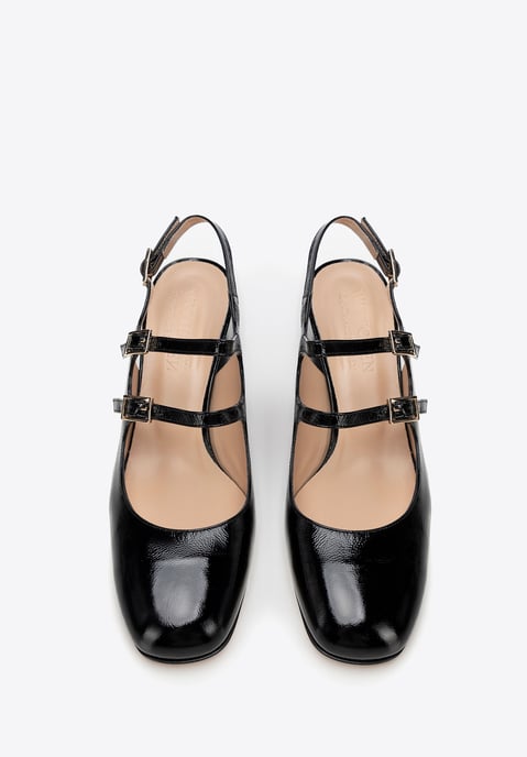 Zapatos de salón de piel con tiras para mujer de Wittchen - Image 3