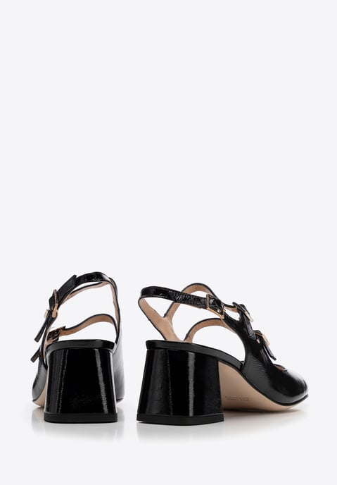 Zapatos de salón de piel con tiras para mujer de Wittchen - Image 4